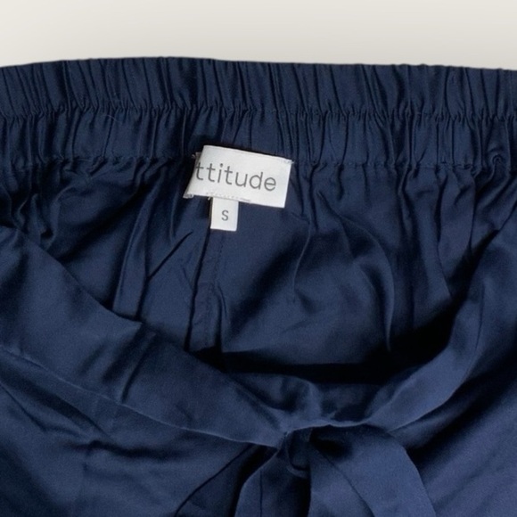 NWT | Ettitude | Signature Sateen Shortie | Ocean/White | Small - Picture 6 of 13